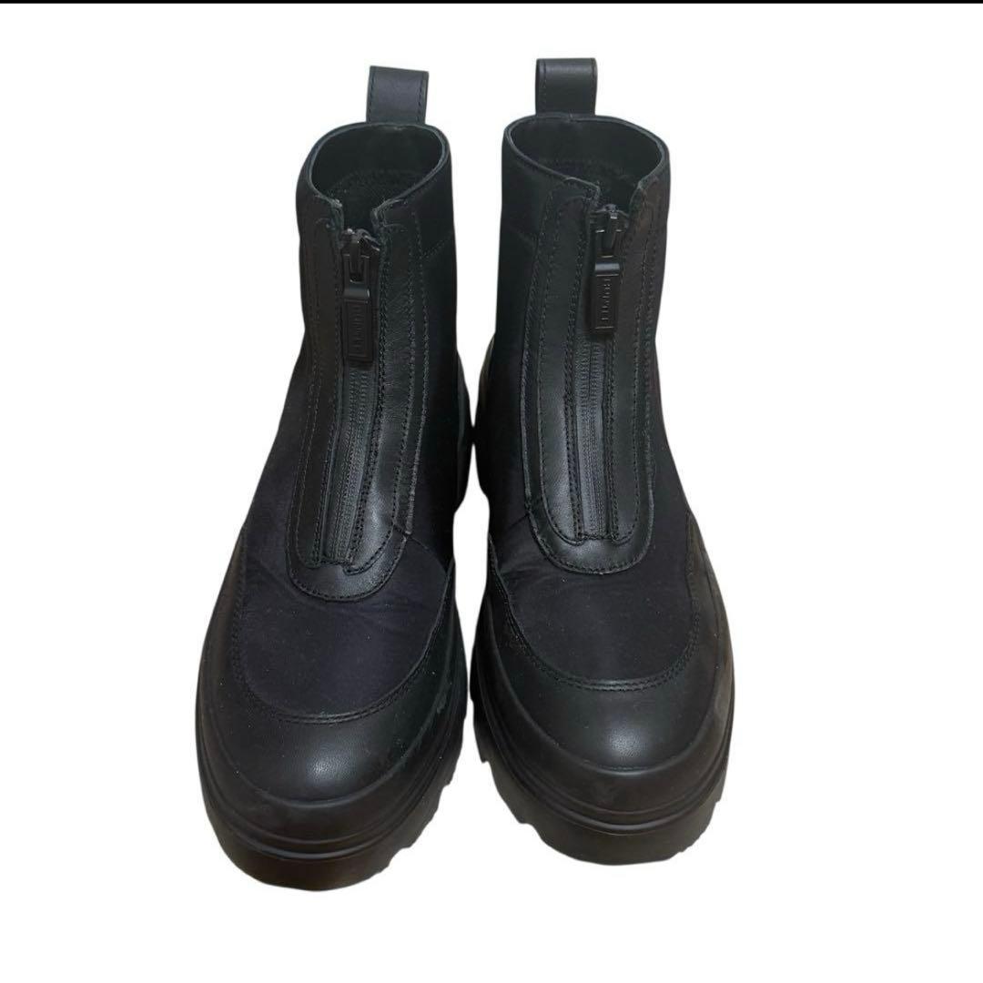 【新品】HUNTER ハンター レインシューズ ZIPショートブーツ ブラック