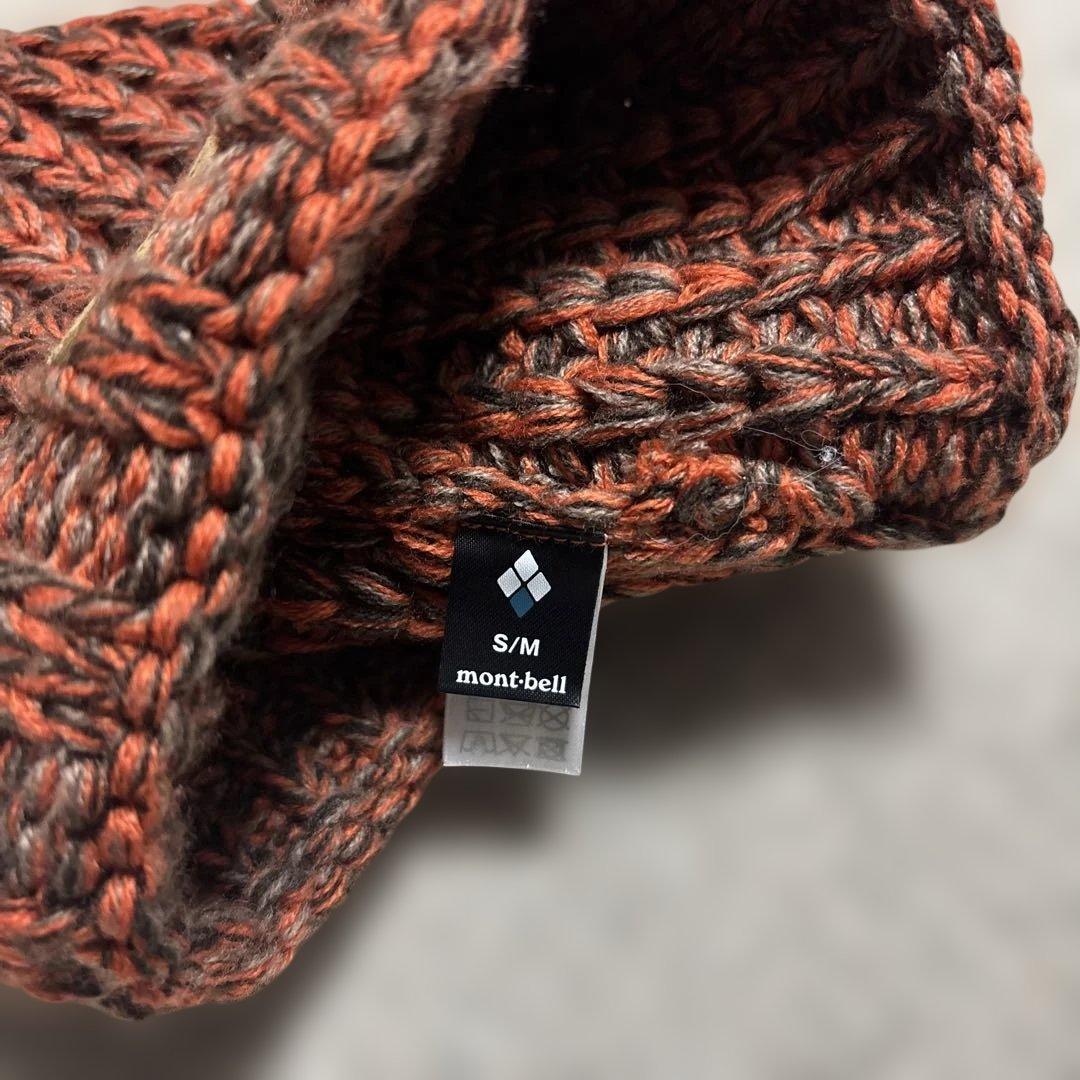 mont-bell ニット帽 S/M オレンジ系　オレンジ系 フリーサイズ