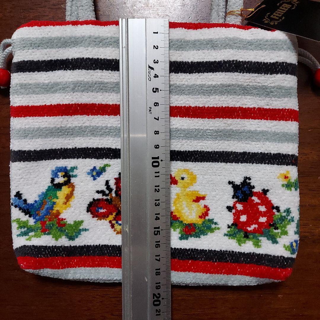 FEILER ×JALコラボ ハイジ巾着バッグ