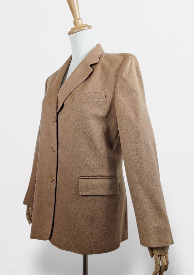 美品 MaxMara キャメルウールジャケット