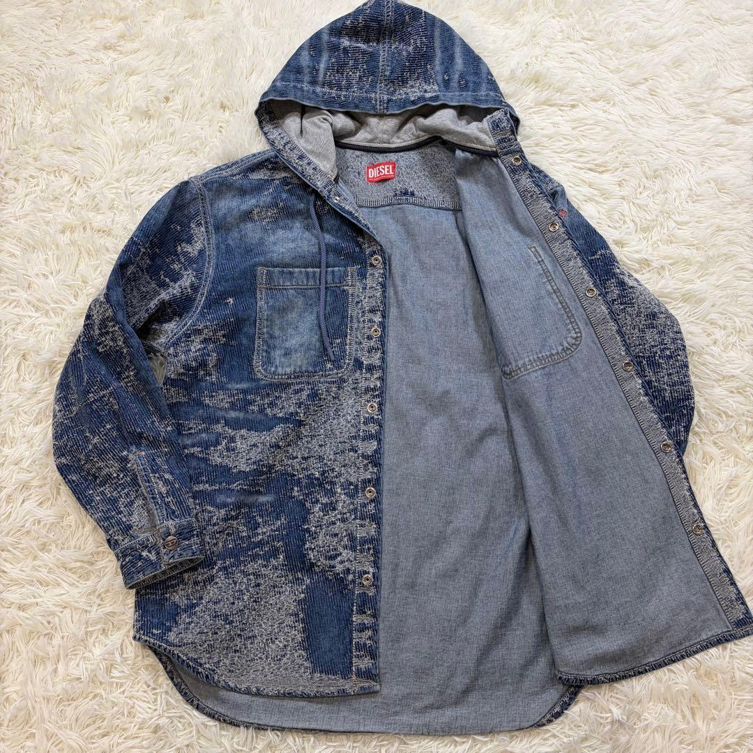 【新品同様】25SS DIESEL D-DEWNYS-HOOD-S Gジャン
