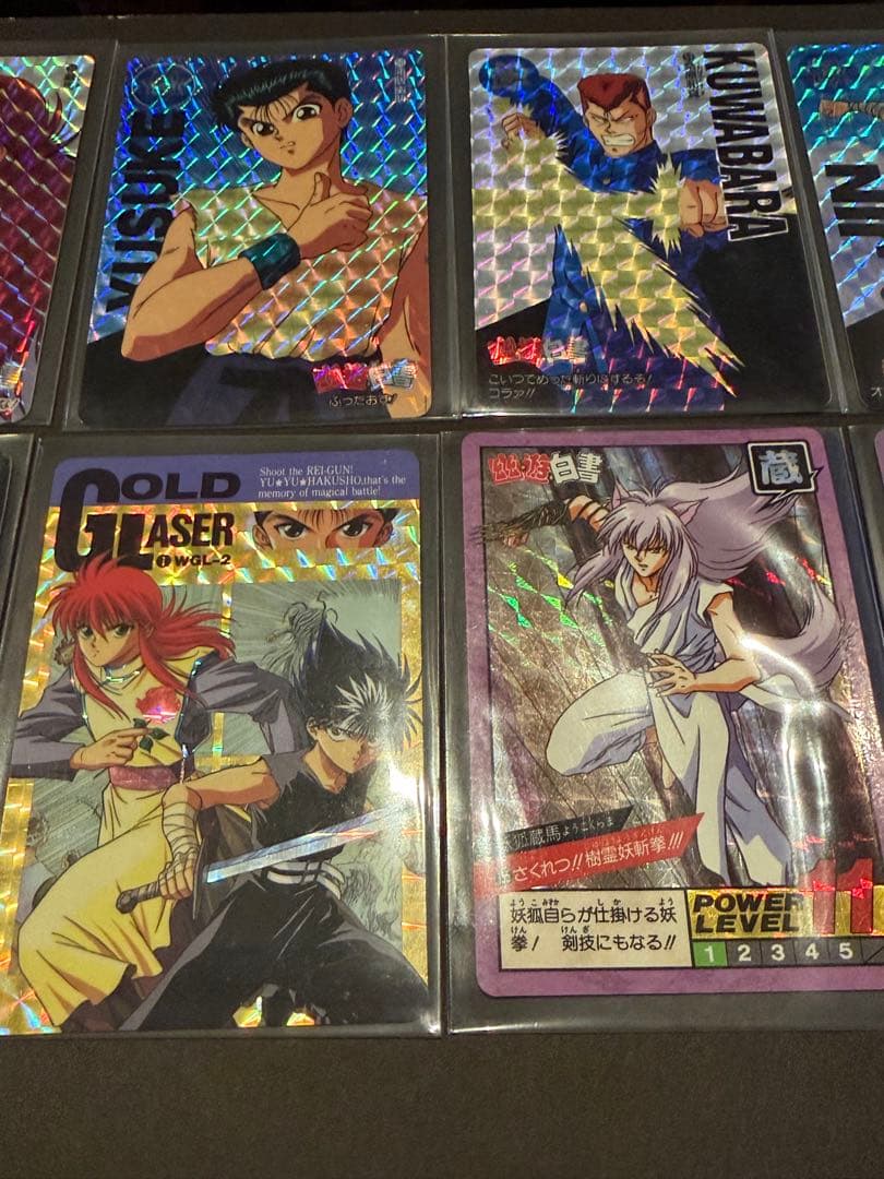 幽遊白書　カードダスなど28枚セット