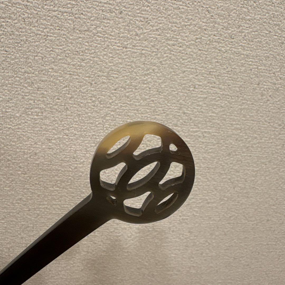 エルメス　ヘアアクセサリー　かんざし　正規店購入　バッファロー