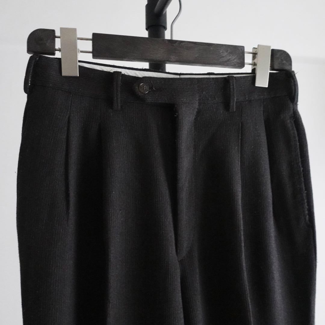 1980s GIANFRANCO FERRE ヘビーウエイト　ワイドトラウザーズ