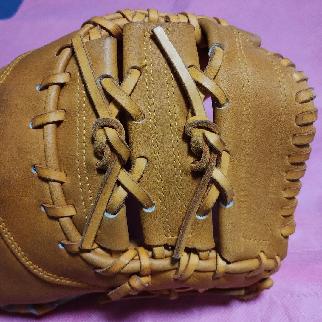 Mizunoファーストミット ソフトボール硬式グローブ オレンジ