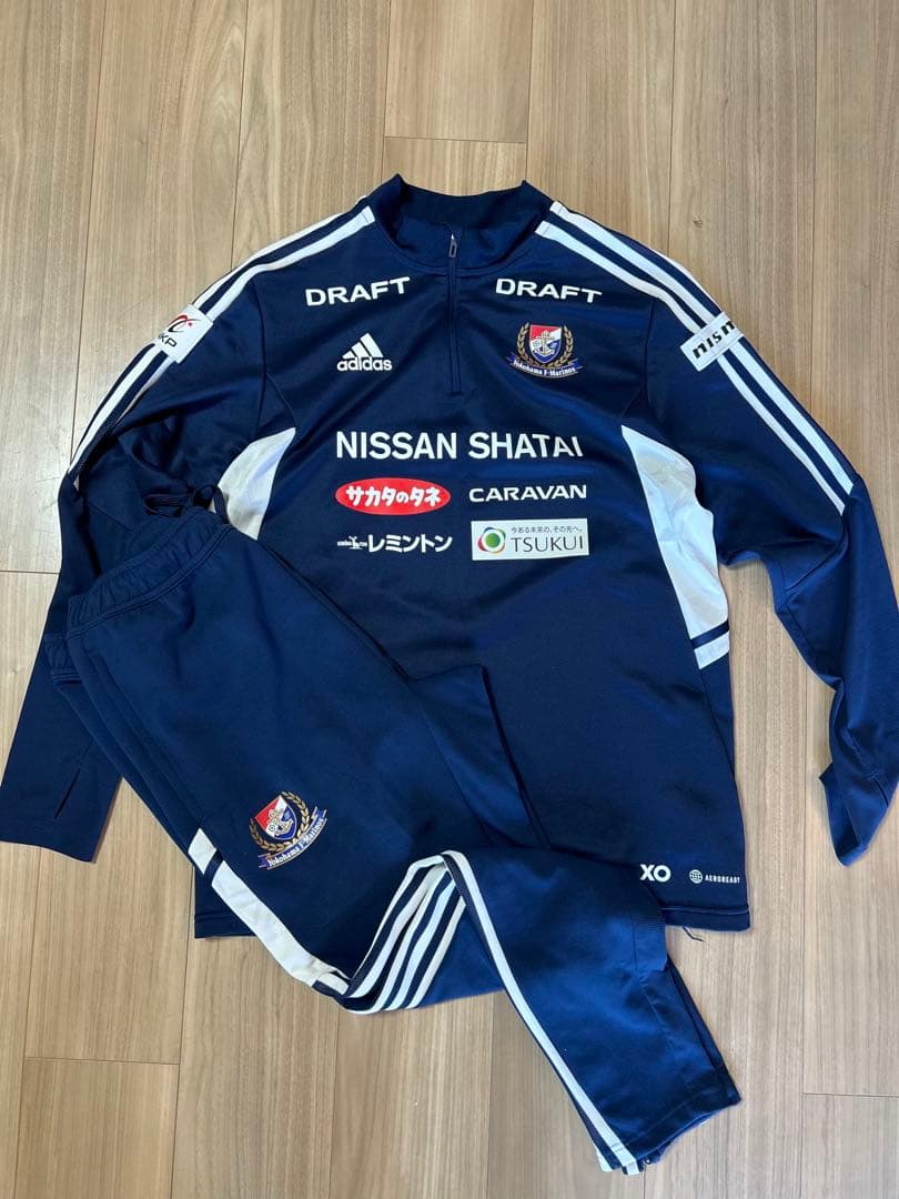 M*様 【横浜Fマリノス 非売品 限定品トレーニングウェア上下セット XOサイズ