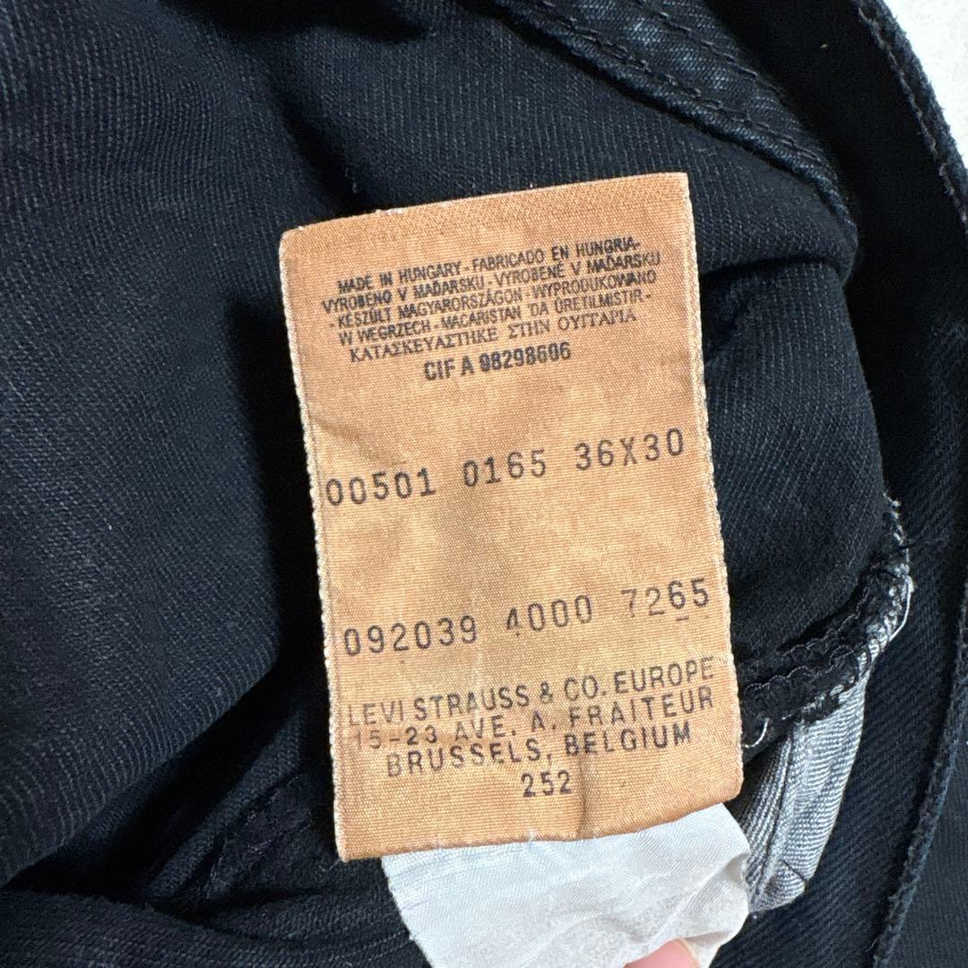 な*し様 ヴィンテージLEVI'S リーバイス501 ブラックW36/L30 ハ