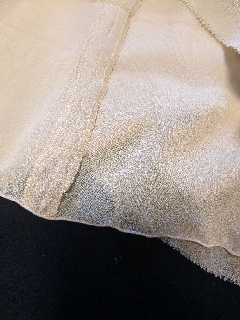 フォクシー　ワンピース　シルク　フリル　ティアード　FOXEY Gatsby