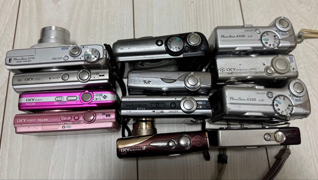 Canon デジタルカメラ 12台セット (未確認) (ジャンク品)