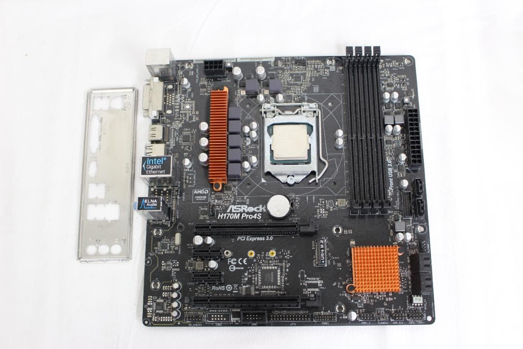 【BIOS確認済】ASRock H170M-Pro4S&Core i7-6700