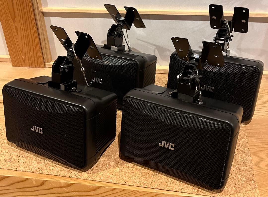 JVC PS-S10B コンパクトスピーカー 4個セット