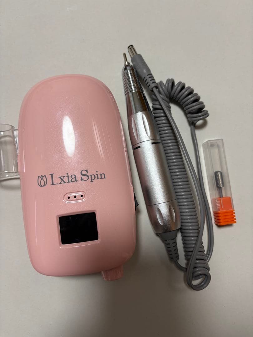 Ixia Spin ネイルマシン 充電式 ピンク