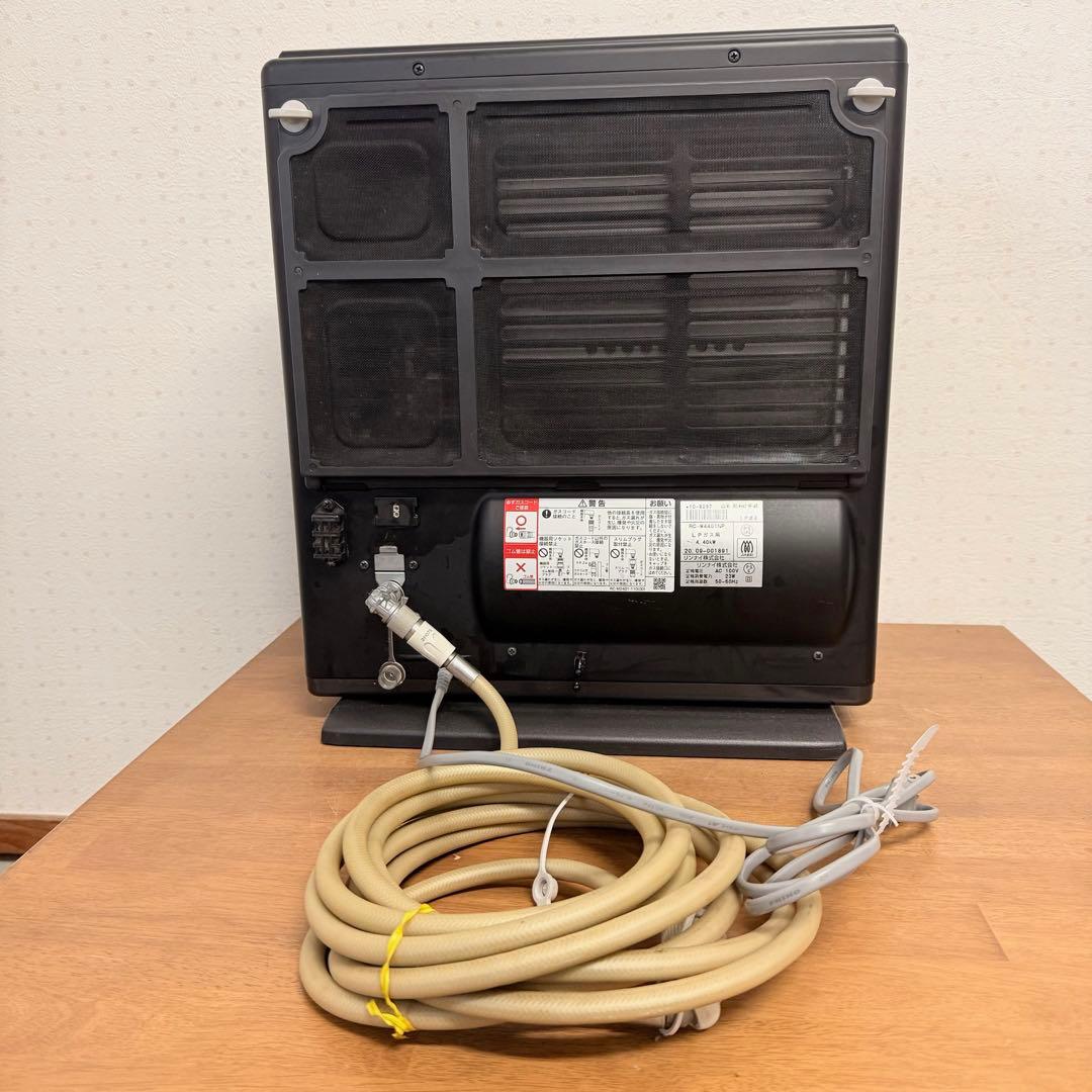 ● 良品 リンナイ ガスファンヒーター ブラック LPガス RC-W4401NP