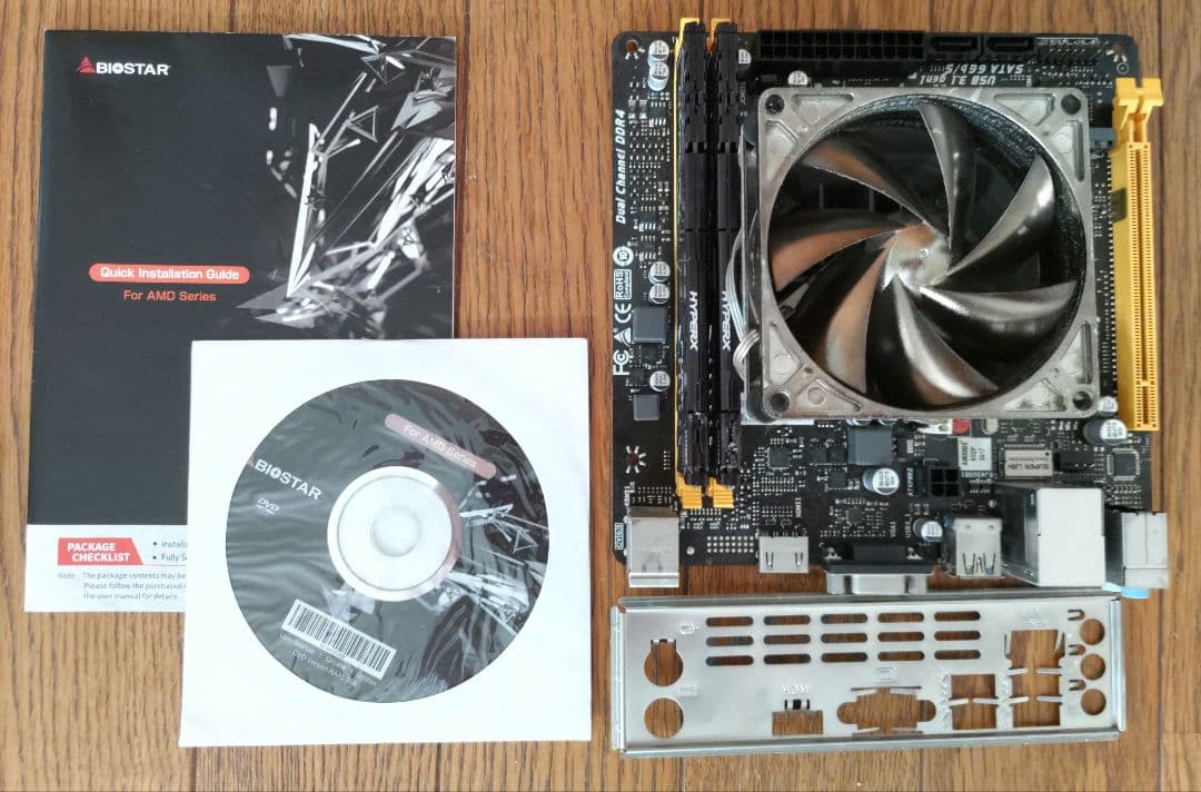 BIOSTAR A10N-9830E オンボードCPU AMD FX-9830P