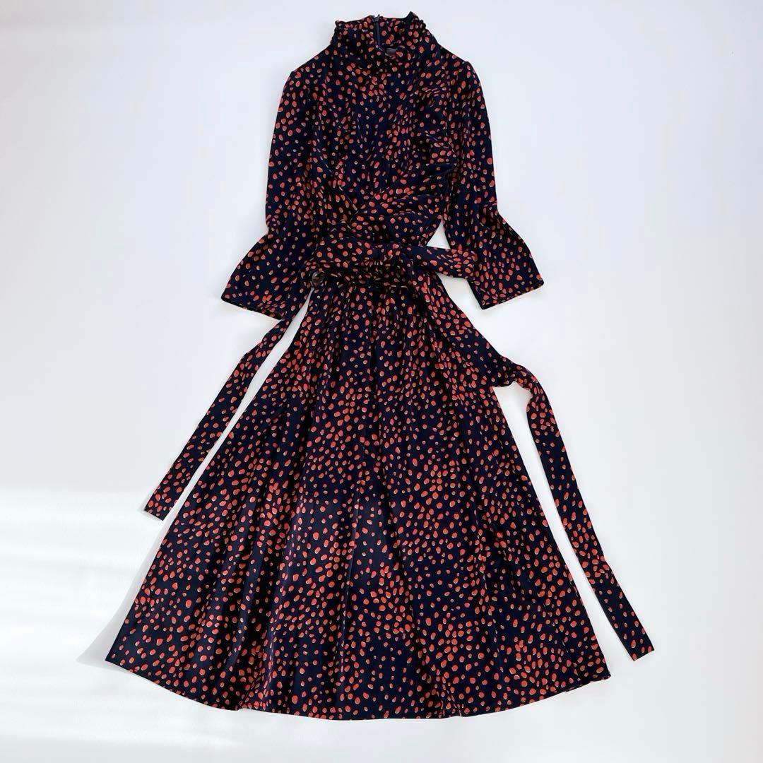 美品✨CORCOVADO ハイネック　ロングワンピース　ドレス