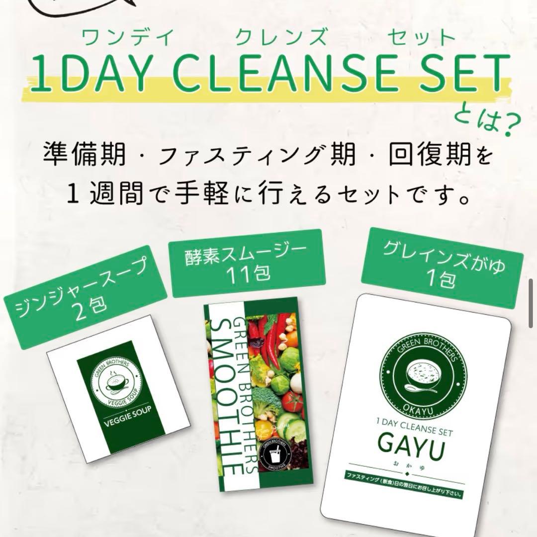 ファスティングセット　ワンデイクレンズ