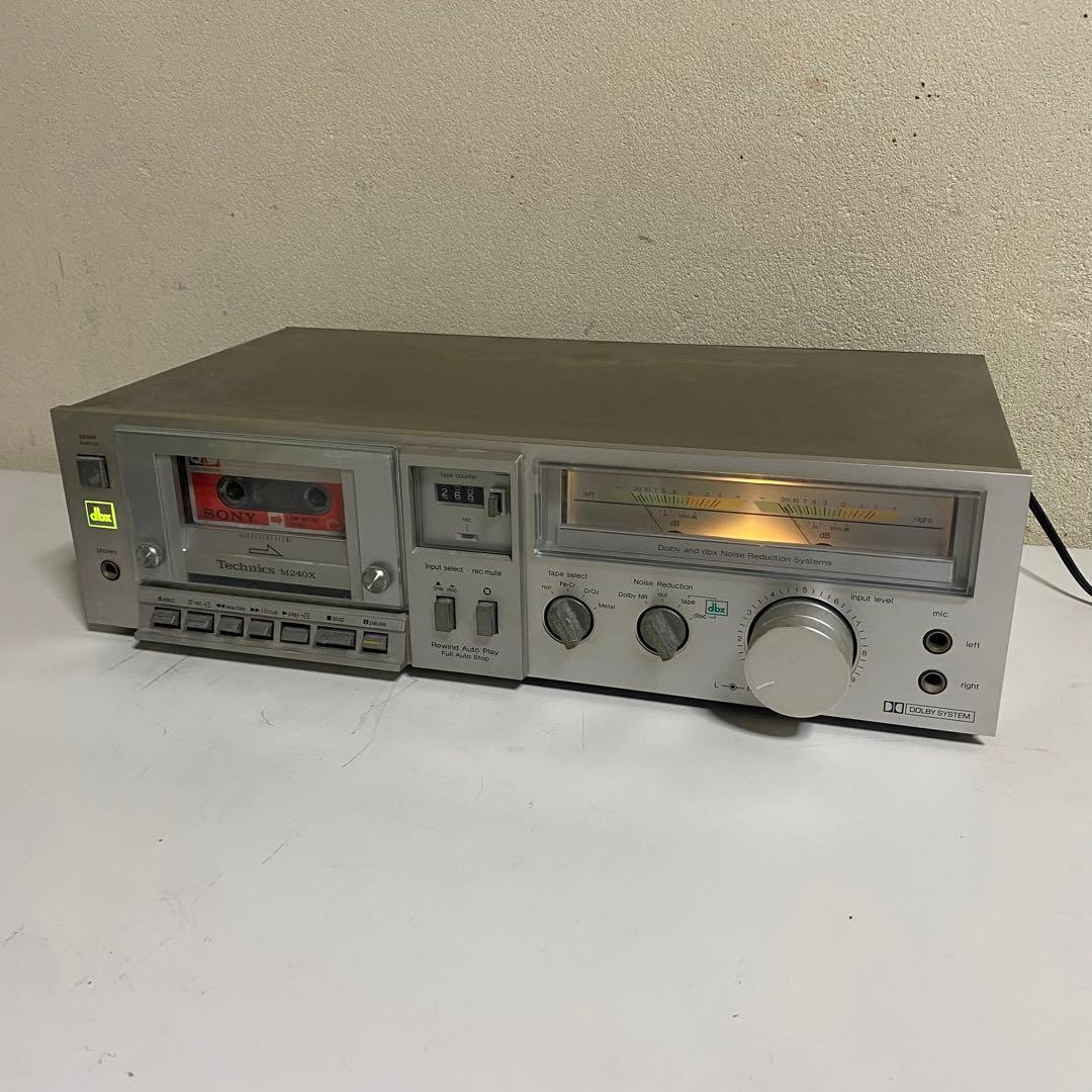 動作確認済み Technics カセットデッキ RS-M240X DOLBY