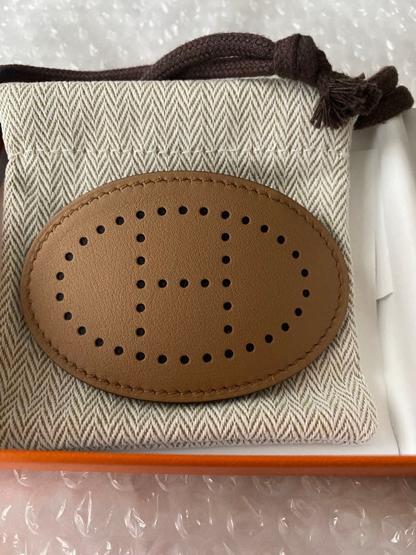 エルメス　ヘアアクセサリー　バレッタ　髪留め　エブリン　エヴリン　PM チャイ