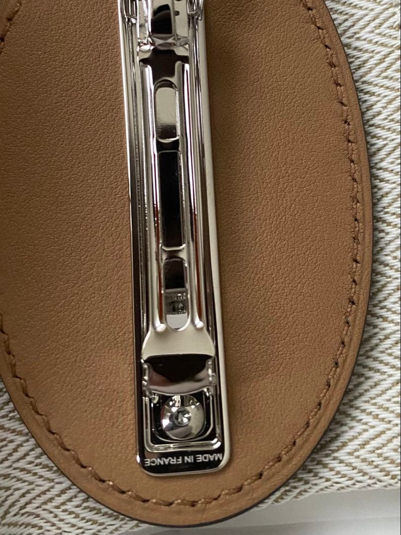 エルメス　ヘアアクセサリー　バレッタ　髪留め　エブリン　エヴリン　PM チャイ