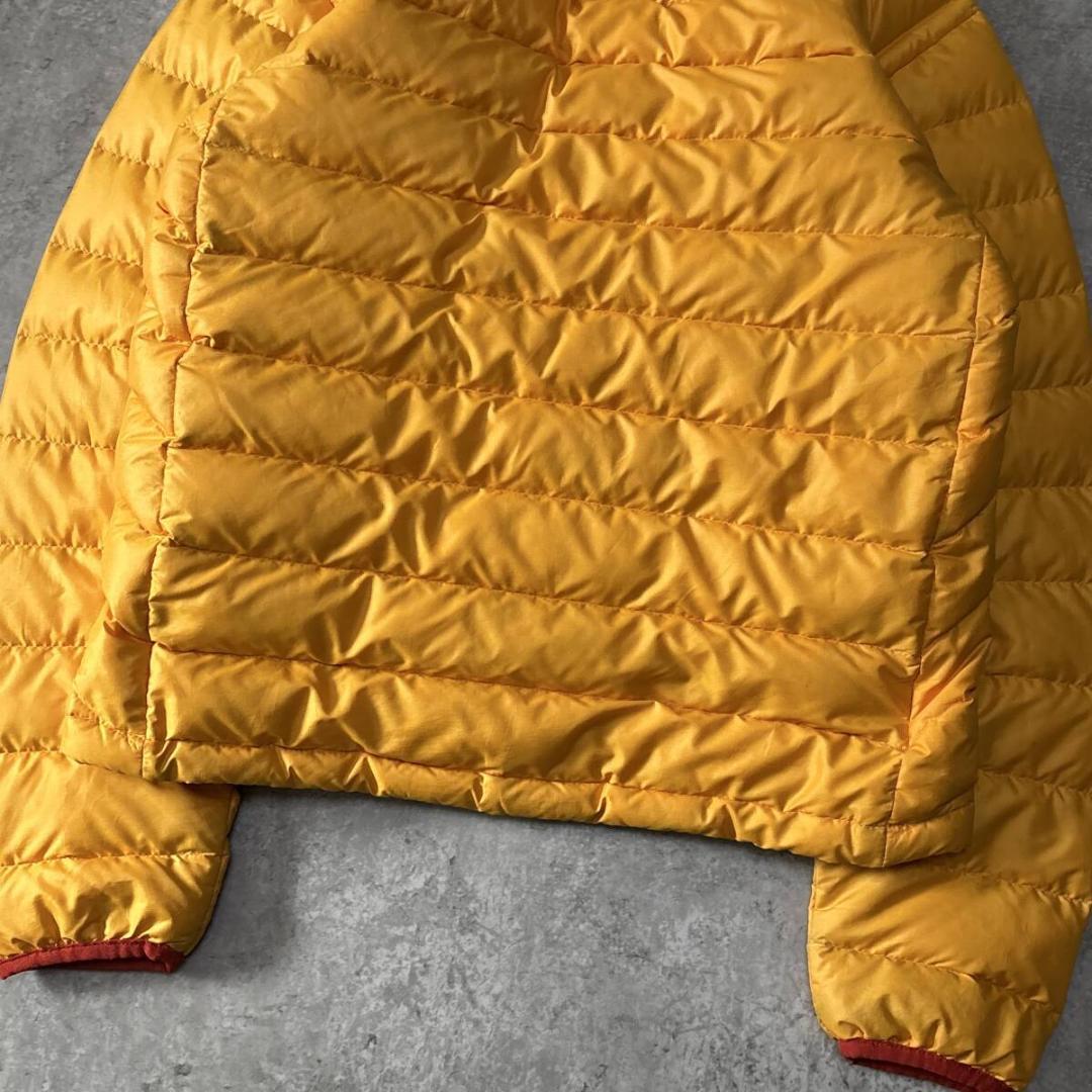 パタゴニア ダウンセーターフーディ プルオーバー アノラック XS イエロー