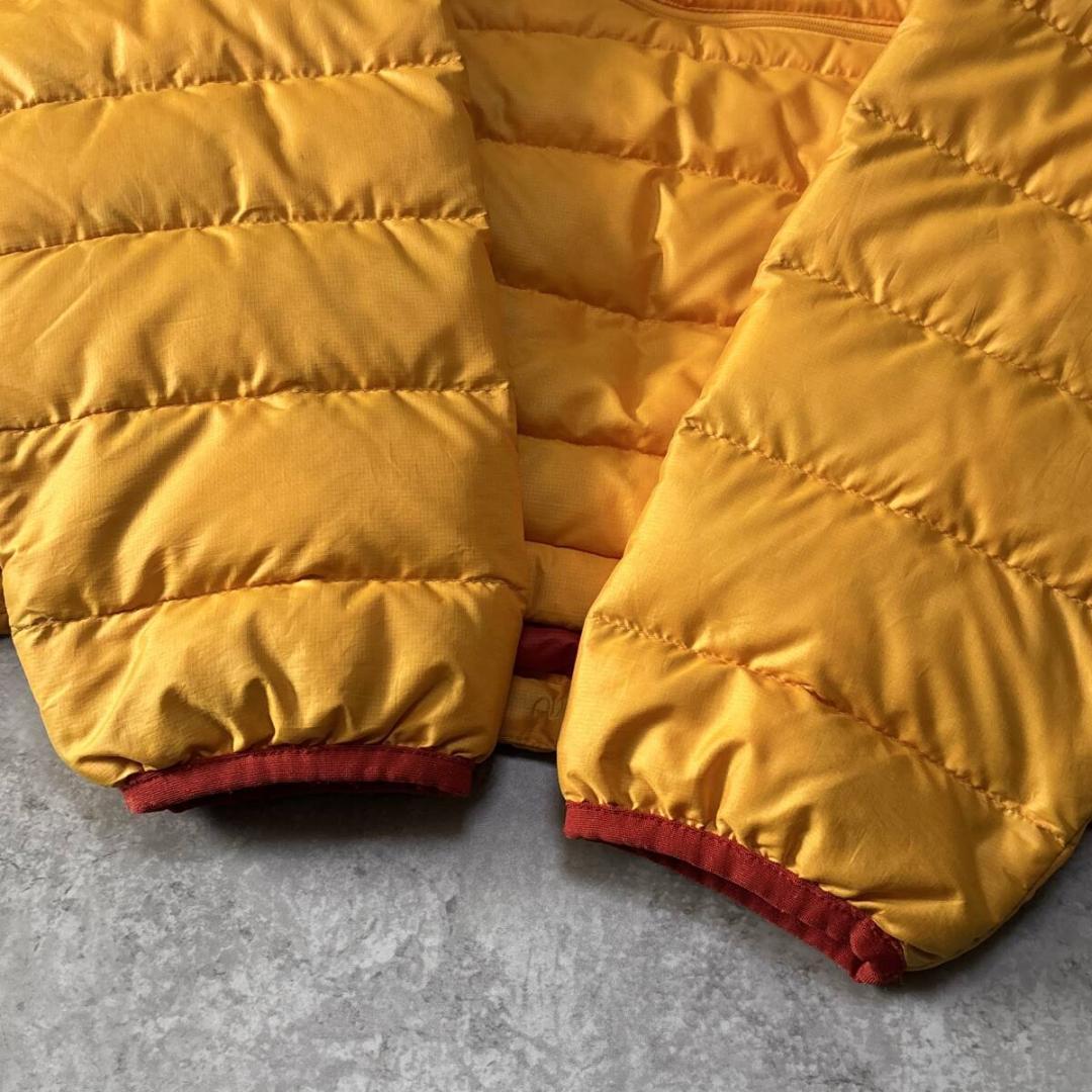 パタゴニア ダウンセーターフーディ プルオーバー アノラック XS イエロー