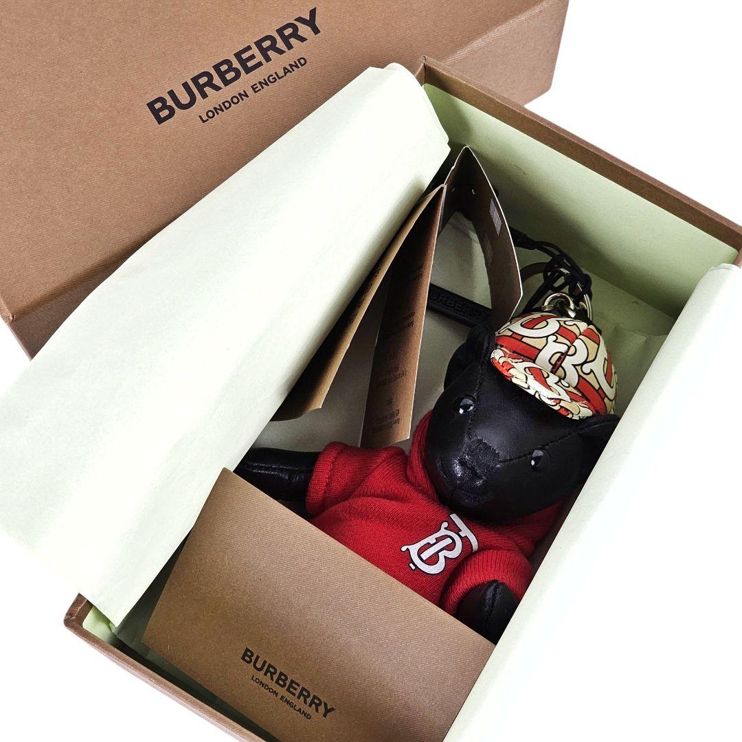 美品 BURBERRY トーマスベア テディベア キーホルダー バッグチャーム
