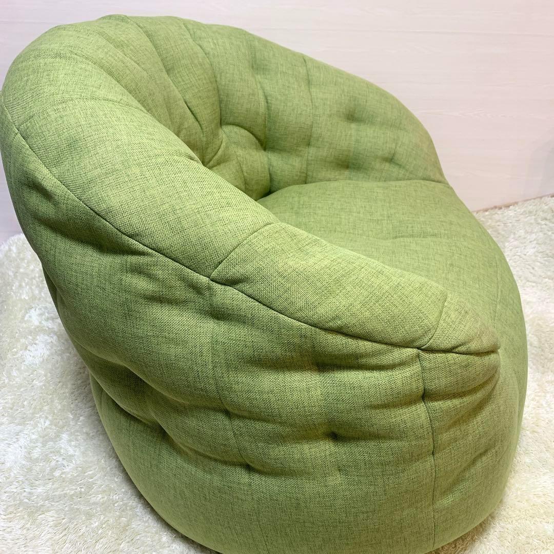 アンビエントラウンジ バタフライ ソファー 一人掛け ビーズ 緑