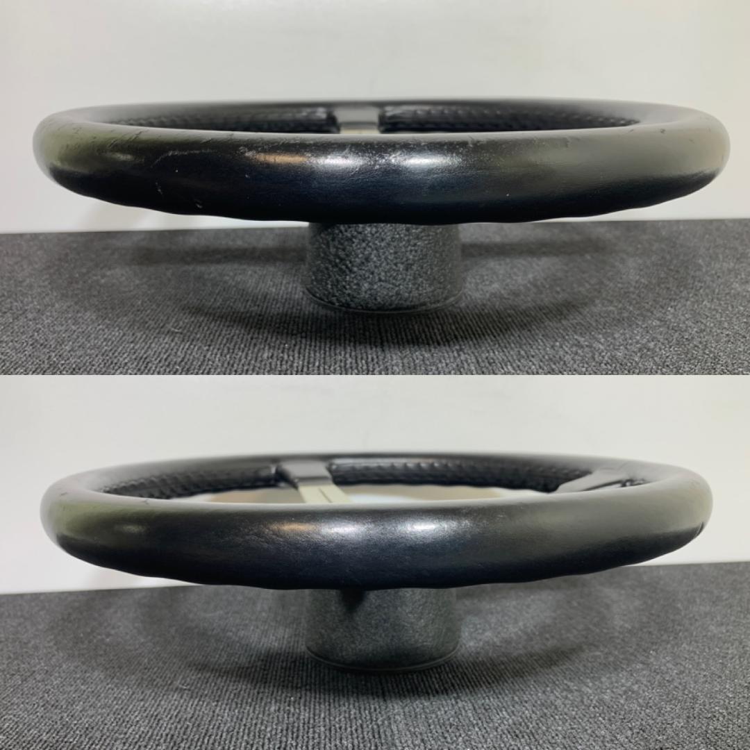 ナルディ クラシック 36パイ シルバースポーク レザー ホーンボタン付