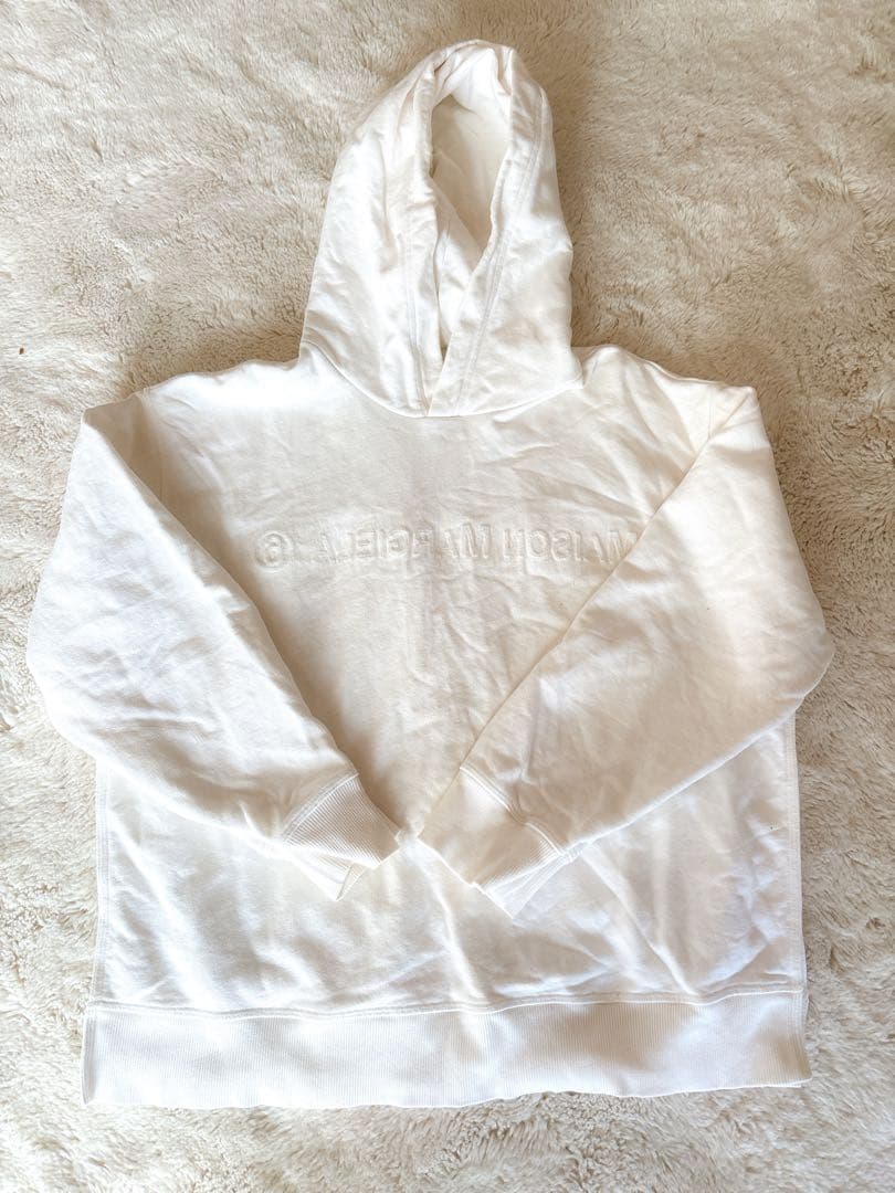 MM6 Maison Margiela フード付きパーカー ロゴ刺繍