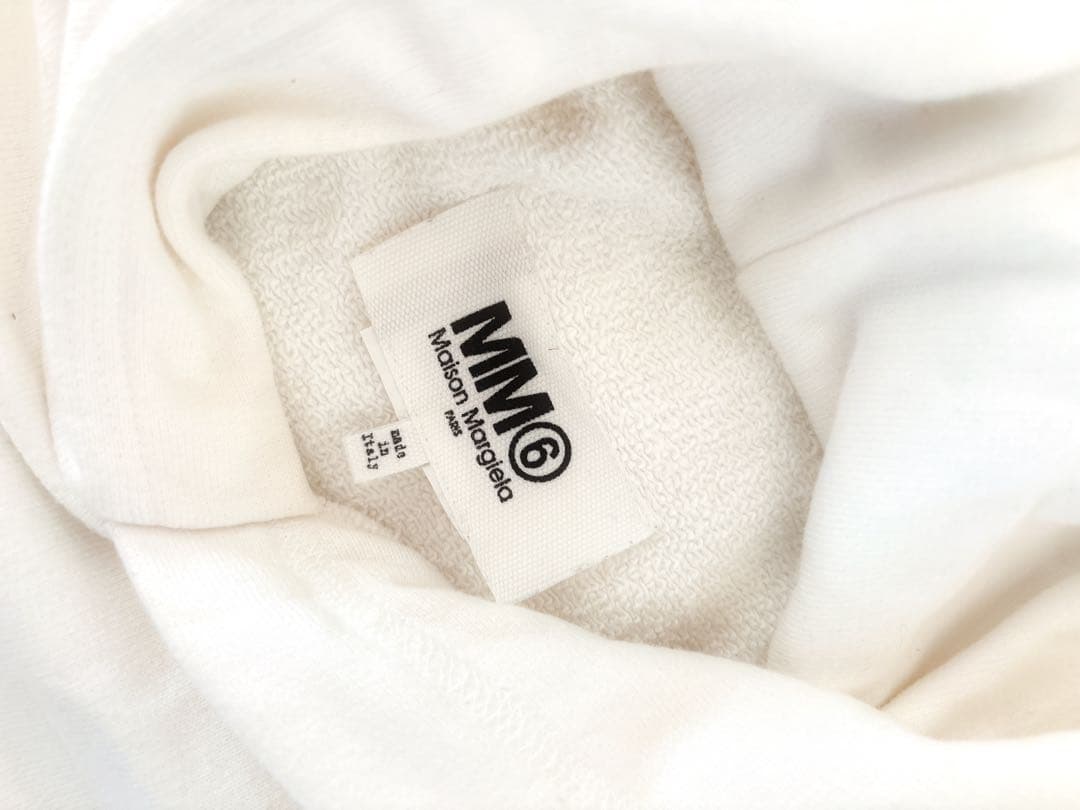MM6 Maison Margiela フード付きパーカー ロゴ刺繍