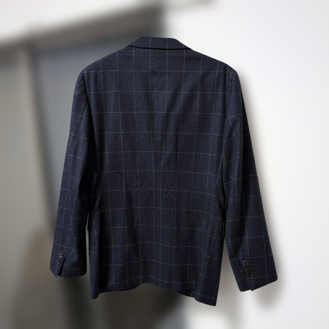 最終価格！ボリオリ HAMPTON スーツセットアップ 44 ネイビー チェック