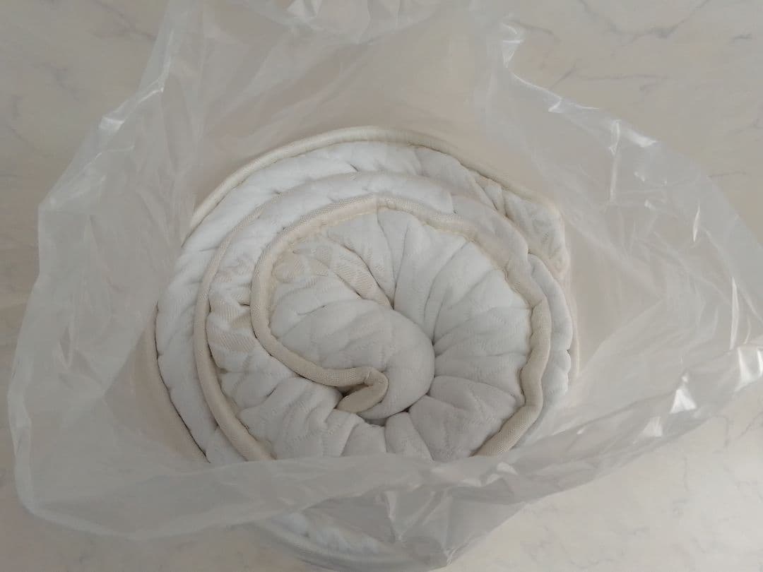 未使用 マニフレックス スーパーレイ EX ホワイト シングル 敷きパッド