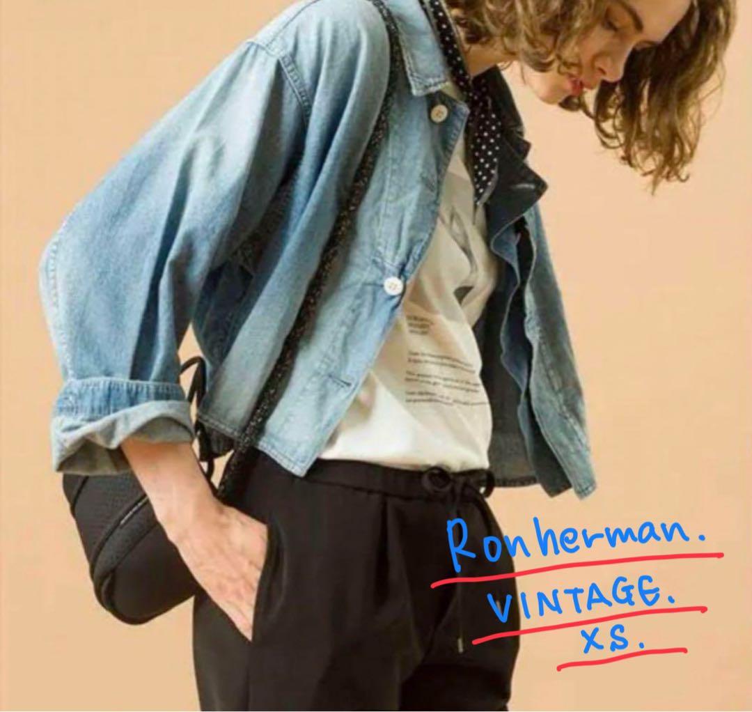 ロンハーマンRonherman vintageデニムジャケットXS半額セール中