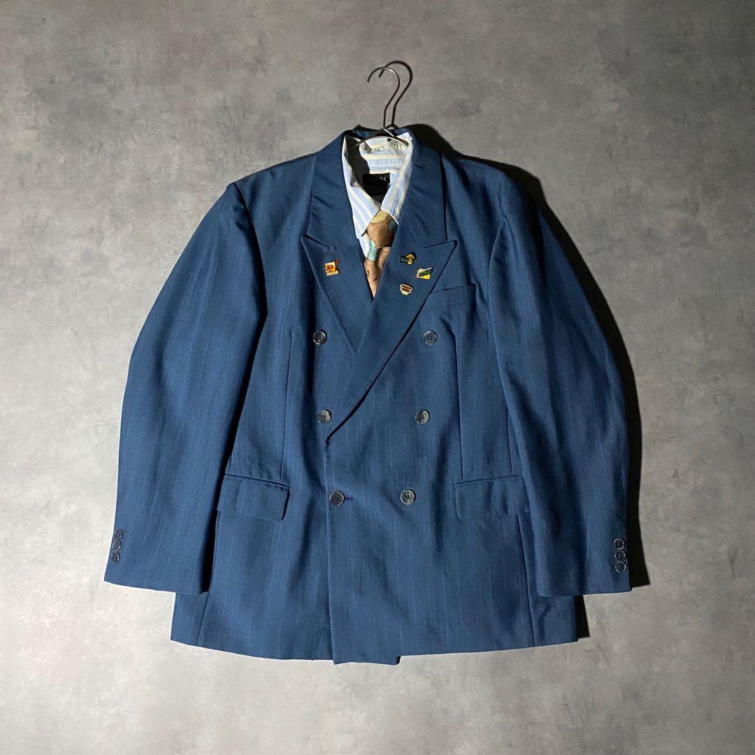 90s vintage レトロセットアップ スーツ ピンズ No.202成人式