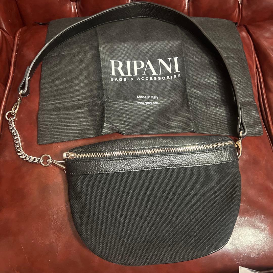 リパーニ　RIPANI ショルダーバッグ　ボディバッグ　ウエストポーチ　本革