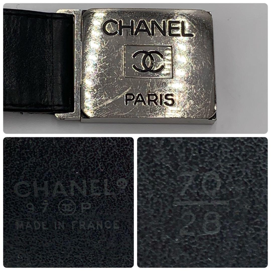 シャネル　97p ココマーク　ロゴバックル　ベルト　40mm