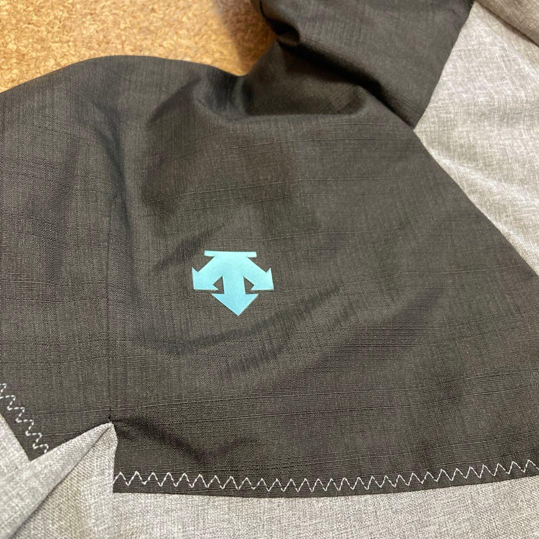 【美品】デサントdescentスキーウェアS.I.OスキーLレディース黒グレー