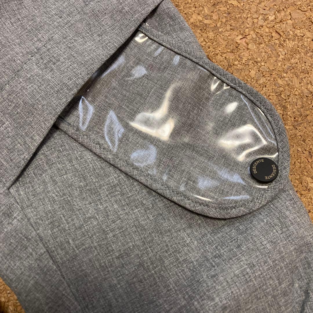 【美品】デサントdescentスキーウェアS.I.OスキーLレディース黒グレー