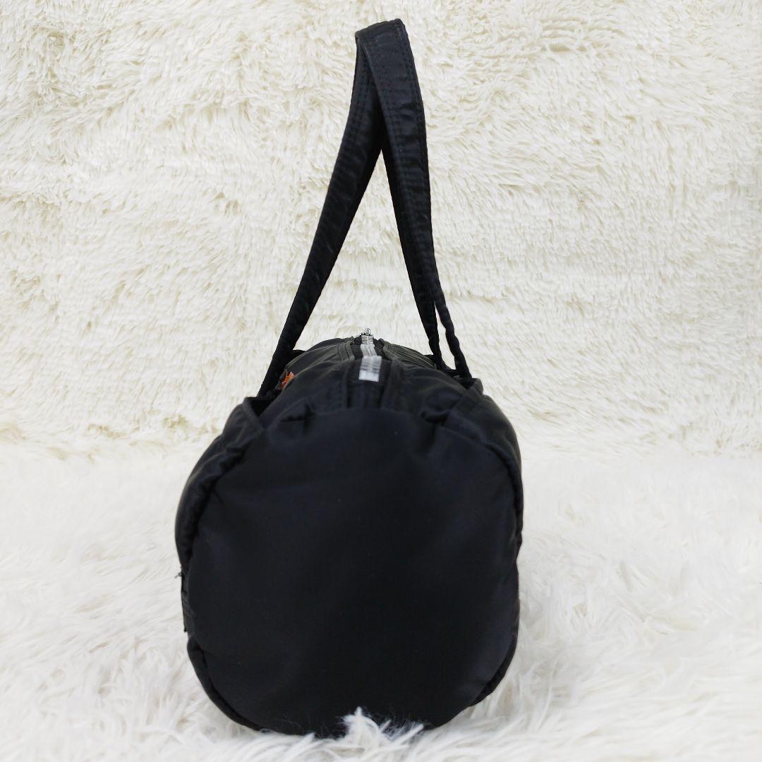 ✨美品✨ ポーター タンカー ドラムバッグ ミニボストンバッグ 黒 ナイロン