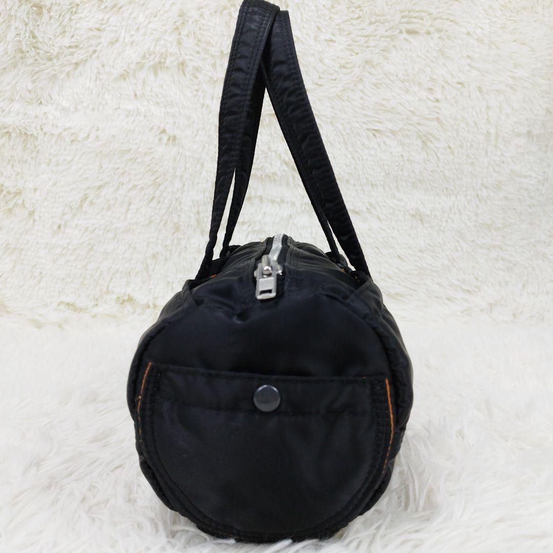 ✨美品✨ ポーター タンカー ドラムバッグ ミニボストンバッグ 黒 ナイロン