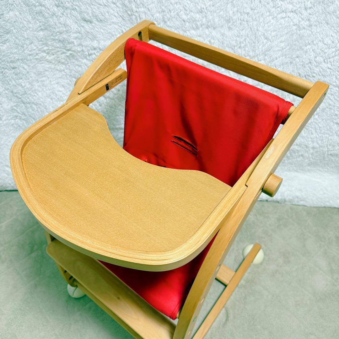 Farska スクロールチェアプラス 天然木 ベビーチェア 3WAY ハイチェア