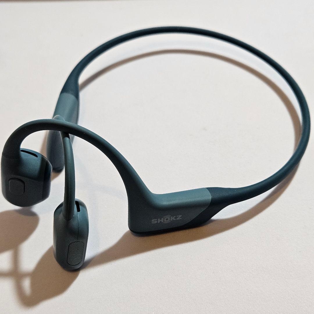 Shokz OpenRun S810 ブルー 骨伝導イヤホン 動作確認済