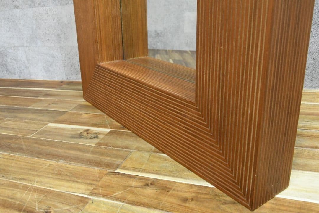 4BK168 アクタス レイ ルームミラー 姿見 ウォールナット モダン 鏡