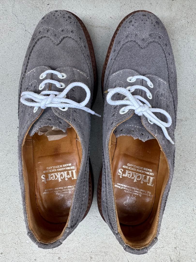 ★トリッカーズ M7292バートン8Tricker's Bourtonグレー27