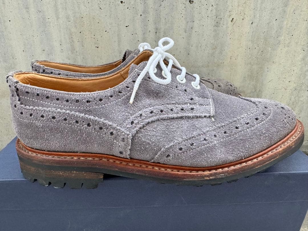★トリッカーズ M7292バートン8Tricker's Bourtonグレー27