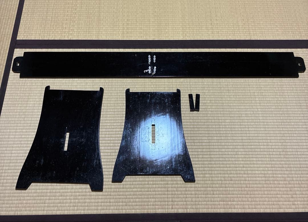 箏 立奏台 美箏台　漆塗 （折りたたみ式）