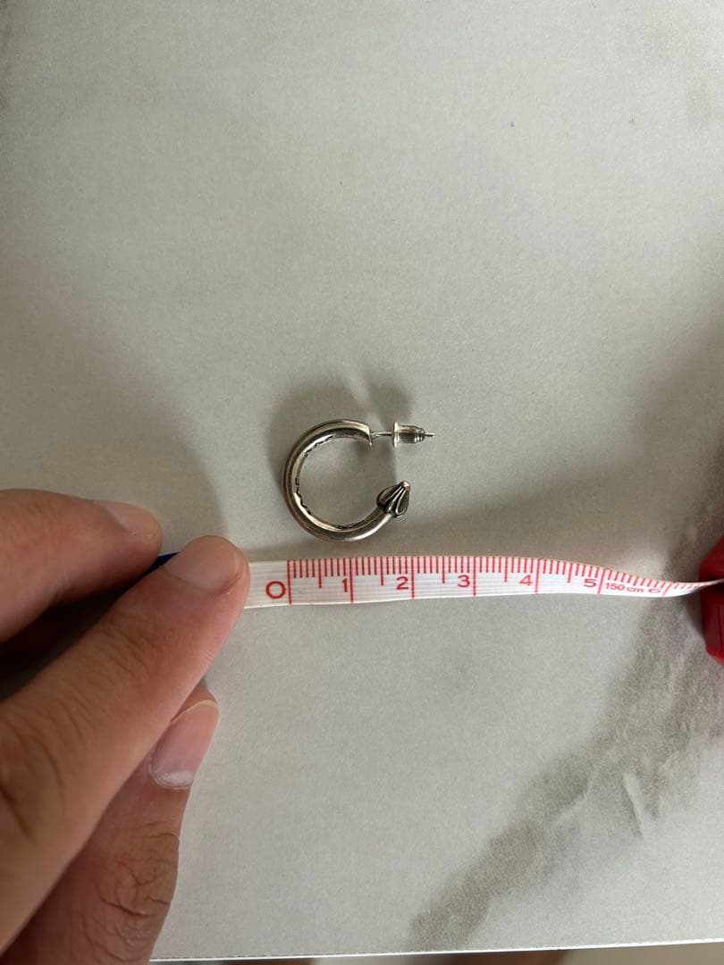 クロムハーツ　フープピアス（両耳）