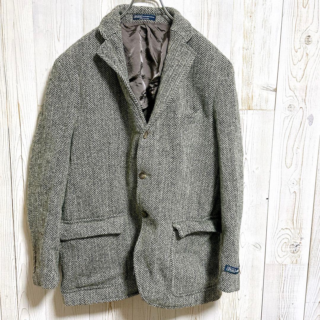 90年代　Polo by Ralph Lauren ウール　ツイードジャケット