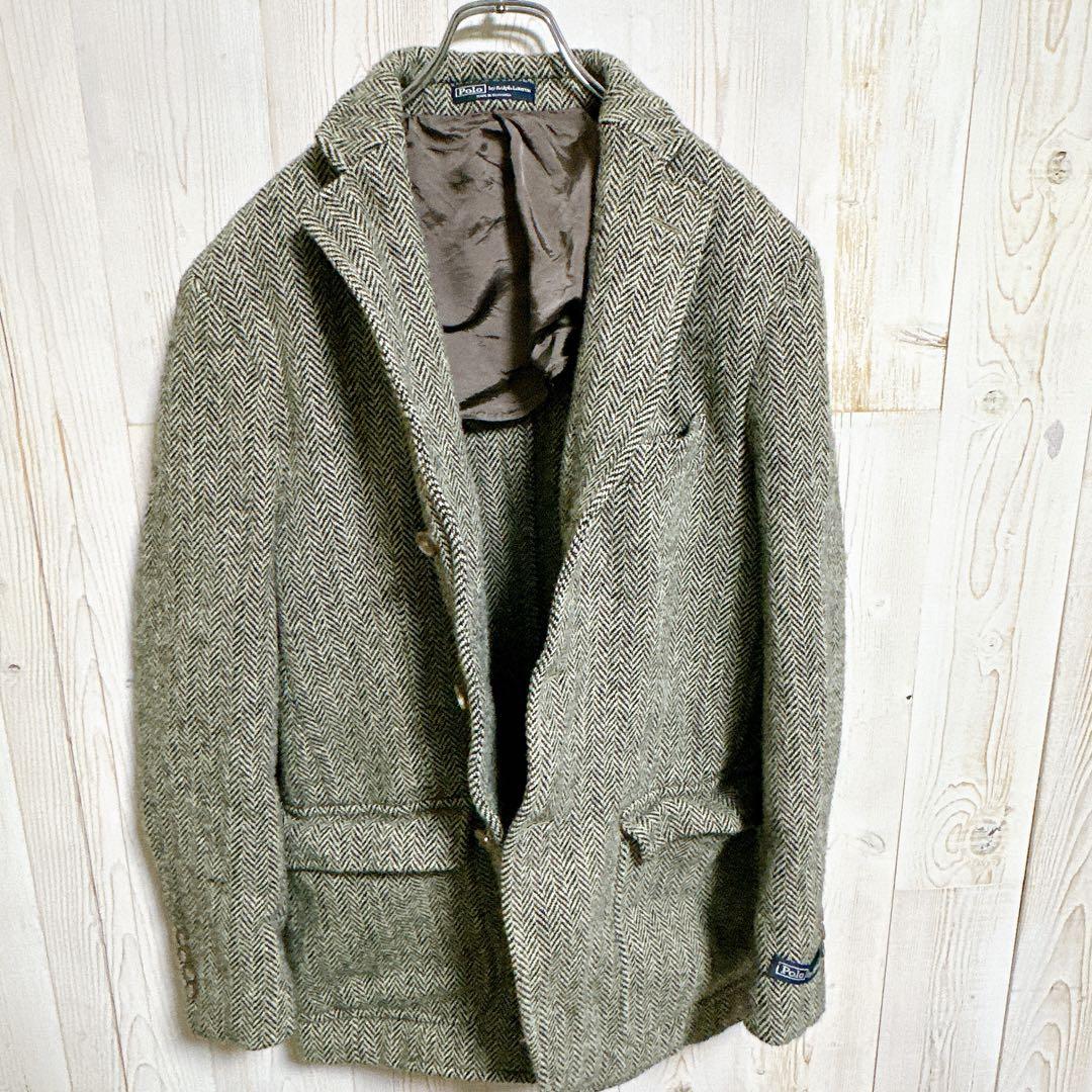 90年代　Polo by Ralph Lauren ウール　ツイードジャケット