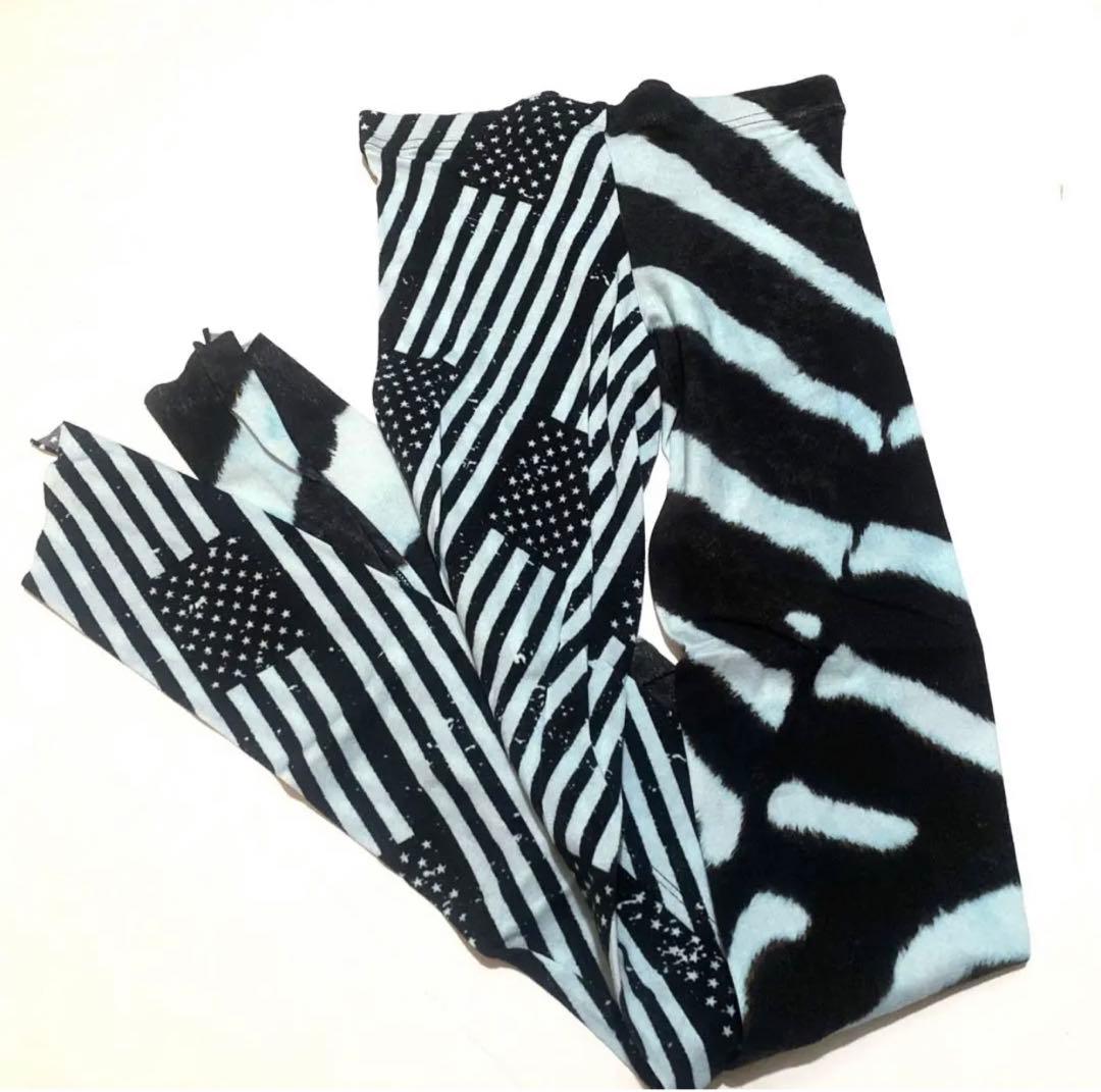 レッグウェア if six was nine LEG/LG AMERICANZEBRABLUE